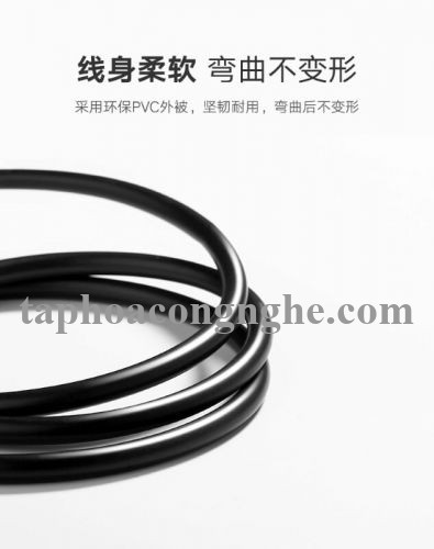 Ugreen 10346 0.5M màu Đen Cáp sạc truyền dữ liệu USB 2.0 sang MICRO USB có trợ nguồn USB US107 30010346